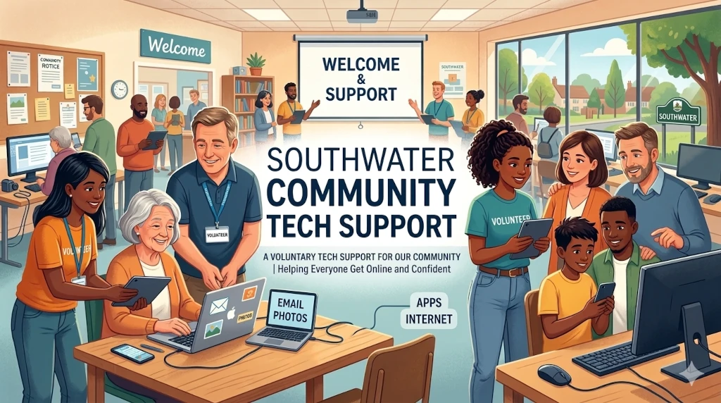 Southwater Community Tech Support logo